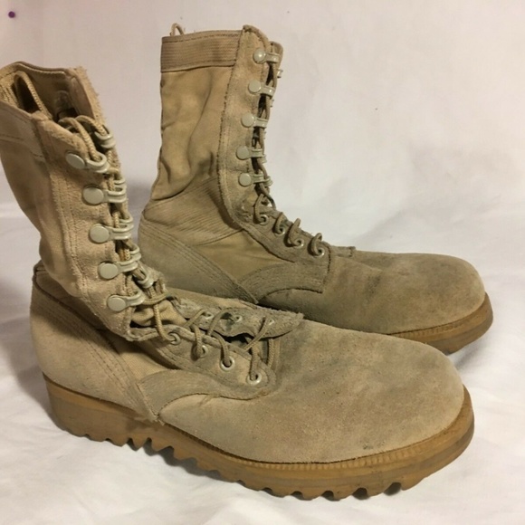 ALTAMA HOT WEATHER VENTED TAN COMBAT BOOTS 8R NM03035 main image 6